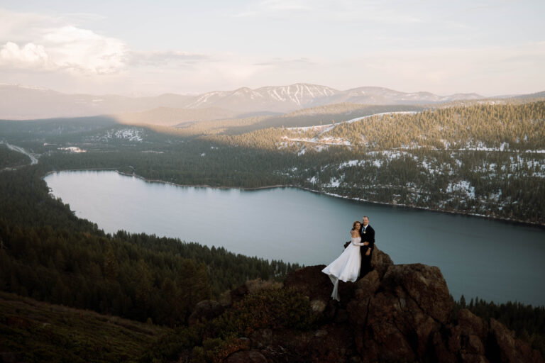 Gorgeous Donner Lake Elopement Overlooking Truckee CA Blog Lake 
